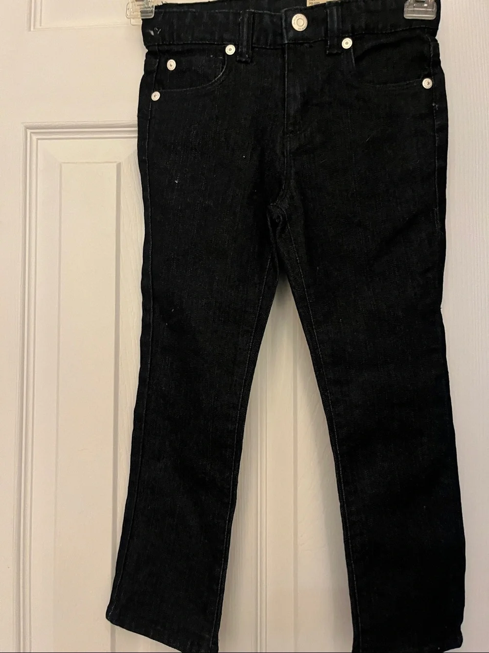 Girls ARIZONA JEAN CO Black Skinny Jeans with Heart Stud Back Pocket  SIZE 5T